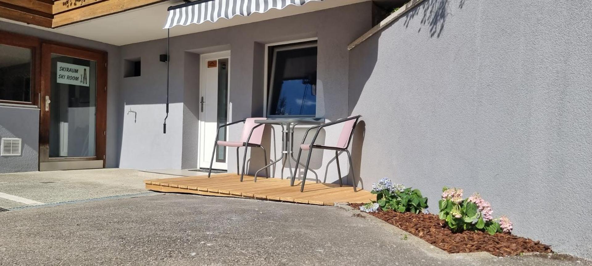 Ferienwohnung Haus Tisch Schruns Exterior foto