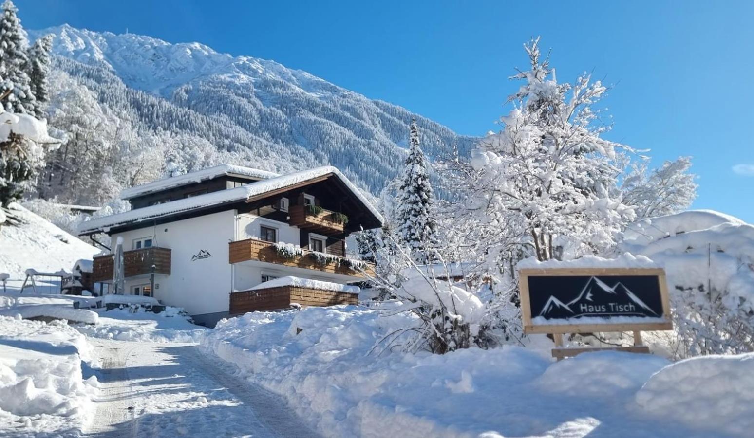 Ferienwohnung Haus Tisch Schruns Exterior foto