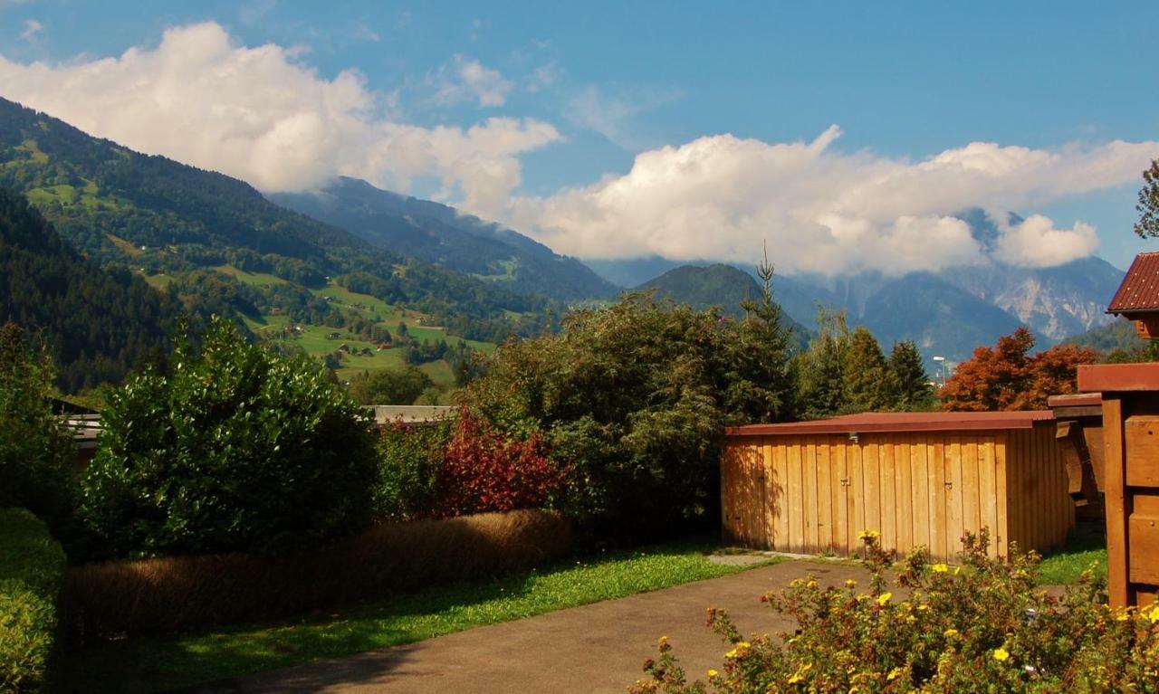 Ferienwohnung Haus Tisch Schruns Exterior foto